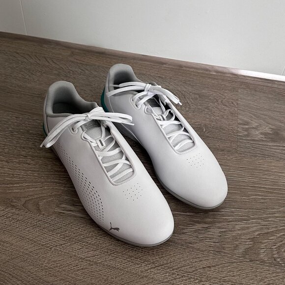 PUMA MERCEDES-AMG PETRONAS F1 RIDGE CAT MOTORSPORT SHOES IN WHITE - Picture 1 of 4